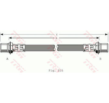 Brzdová hadice TRW PHA179