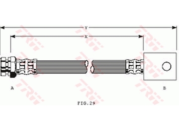 Brzdová hadice TRW PHA191