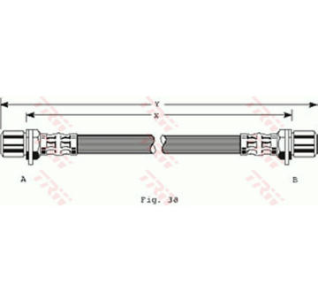Brzdová hadice TRW PHA195