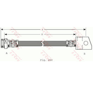 Brzdová hadice TRW PHA197