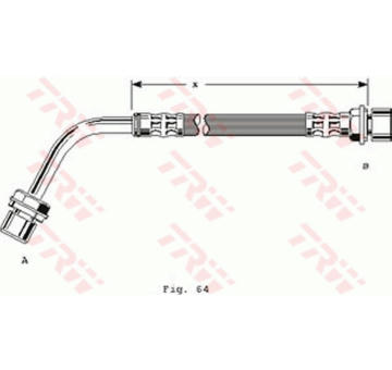 Brzdová hadice TRW PHA231