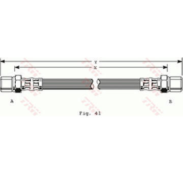 Brzdová hadice TRW PHA245
