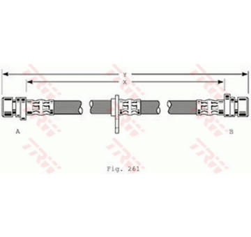Brzdová hadice TRW PHA367