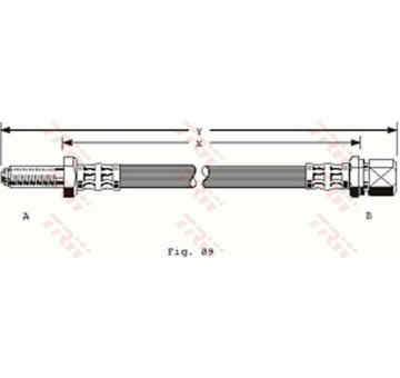 Brzdová hadice TRW PHB107