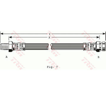 Brzdová hadice TRW PHB164