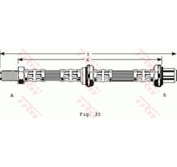 Brzdová hadice TRW PHB168