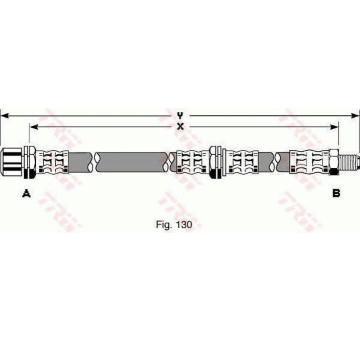 Brzdová hadice TRW PHB252