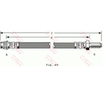 Brzdová hadice TRW PHB283