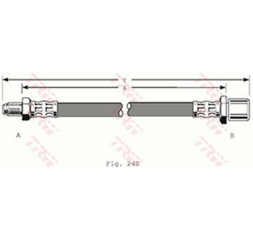 Brzdová hadice TRW PHB374