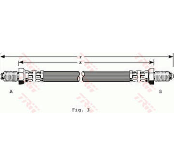 Brzdová hadice TRW PHC119