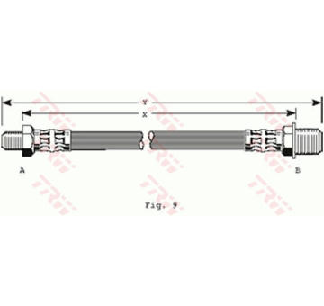 Brzdová hadice TRW PHC149