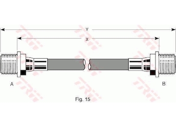 Brzdová hadice TRW PHC178