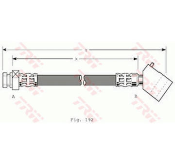 Brzdová hadice TRW PHD132