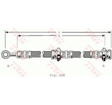 Brzdová hadice TRW PHD137