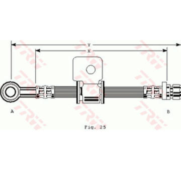 Brzdová hadica TRW PHD143