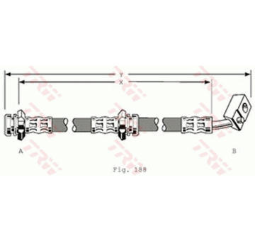 Brzdová hadice TRW PHD149