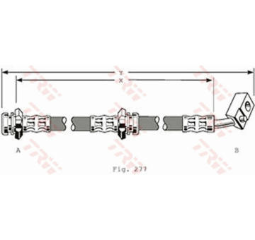 Brzdová hadice TRW PHD159