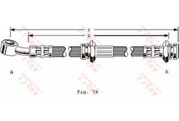 Brzdová hadice TRW PHD169
