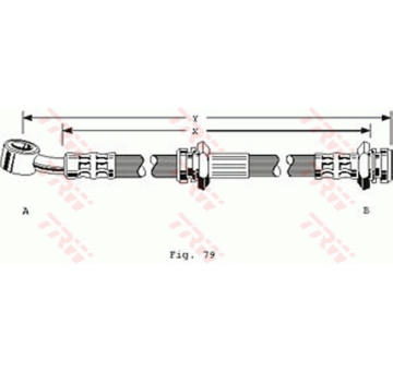 Brzdová hadice TRW PHD174