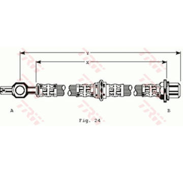 Brzdová hadice TRW PHD182