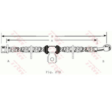 Brzdová hadica TRW PHD196