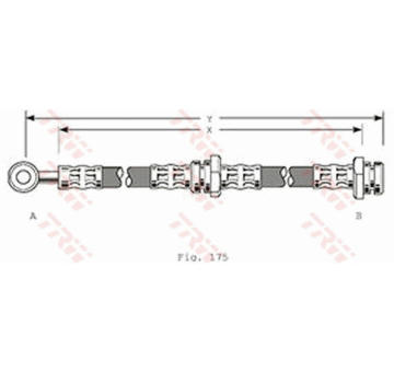 Brzdová hadica TRW PHD215