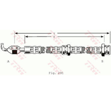 Brzdová hadice TRW PHD220