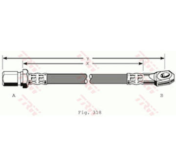 Brzdová hadice TRW PHD241