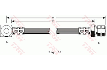 Brzdová hadice TRW PHD243