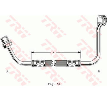 Brzdová hadice TRW PHD250