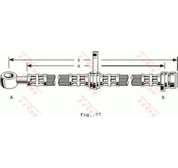 Brzdová hadice TRW PHD279