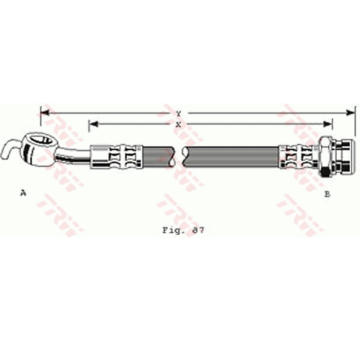 Brzdová hadice TRW PHD290