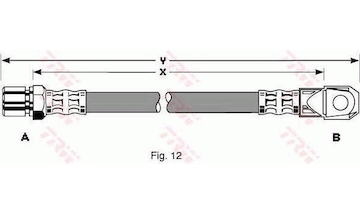 Brzdová hadice TRW PHD302