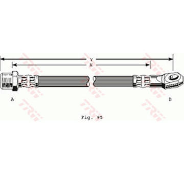 Brzdová hadice TRW PHD304