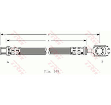 Brzdová hadice TRW PHD309