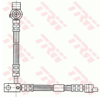 Brzdová hadice TRW PHD541