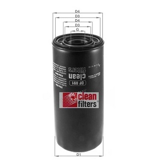 Olejový filtr CLEAN FILTERS DF 891