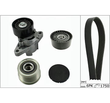 Ozubený klinový remeň - Sada HEPU 20-1769