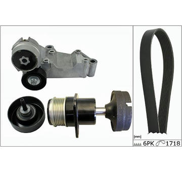 Ozubený klinový remeň - Sada HEPU 20-1855