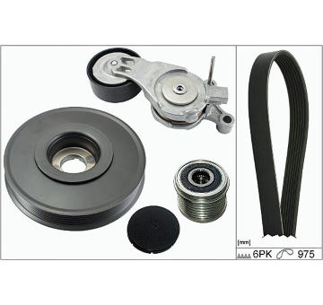 Ozubený klinový remeň - Sada HEPU 20-1861