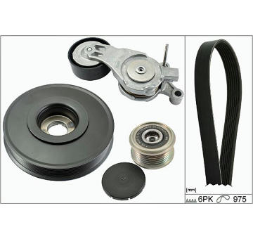 Ozubený klinový remeň - Sada HEPU 20-1865