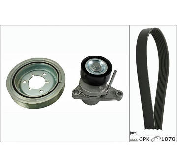 Sada žebrovaných klínových řemenů HEPU 20-1870