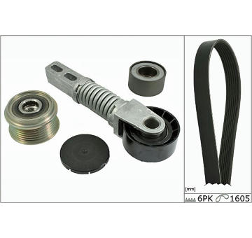 Ozubený klinový remeň - Sada HEPU 20-1873