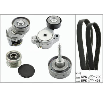 Ozubený klinový remeň - Sada HEPU 20-1880