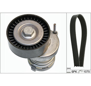 Sada žebrovaných klínových řemenů HEPU 20-1881