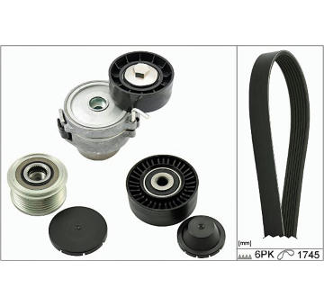 Ozubený klinový remeň - Sada HEPU 20-1908