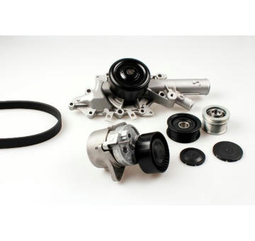 Vodní pumpa + klínový žebrový řemen HEPU PK01352