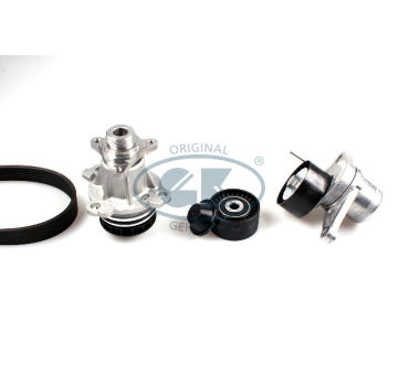 Vodní pumpa + klinový żebrový řemen GK K986907A