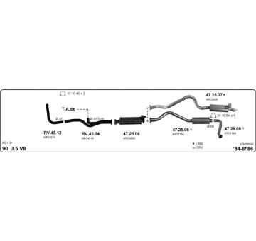 Výfukový systém IMASAF 129200038