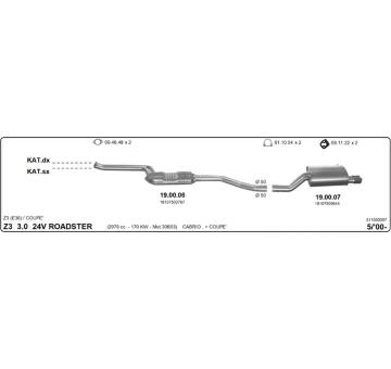 Výfukový systém IMASAF 511000007